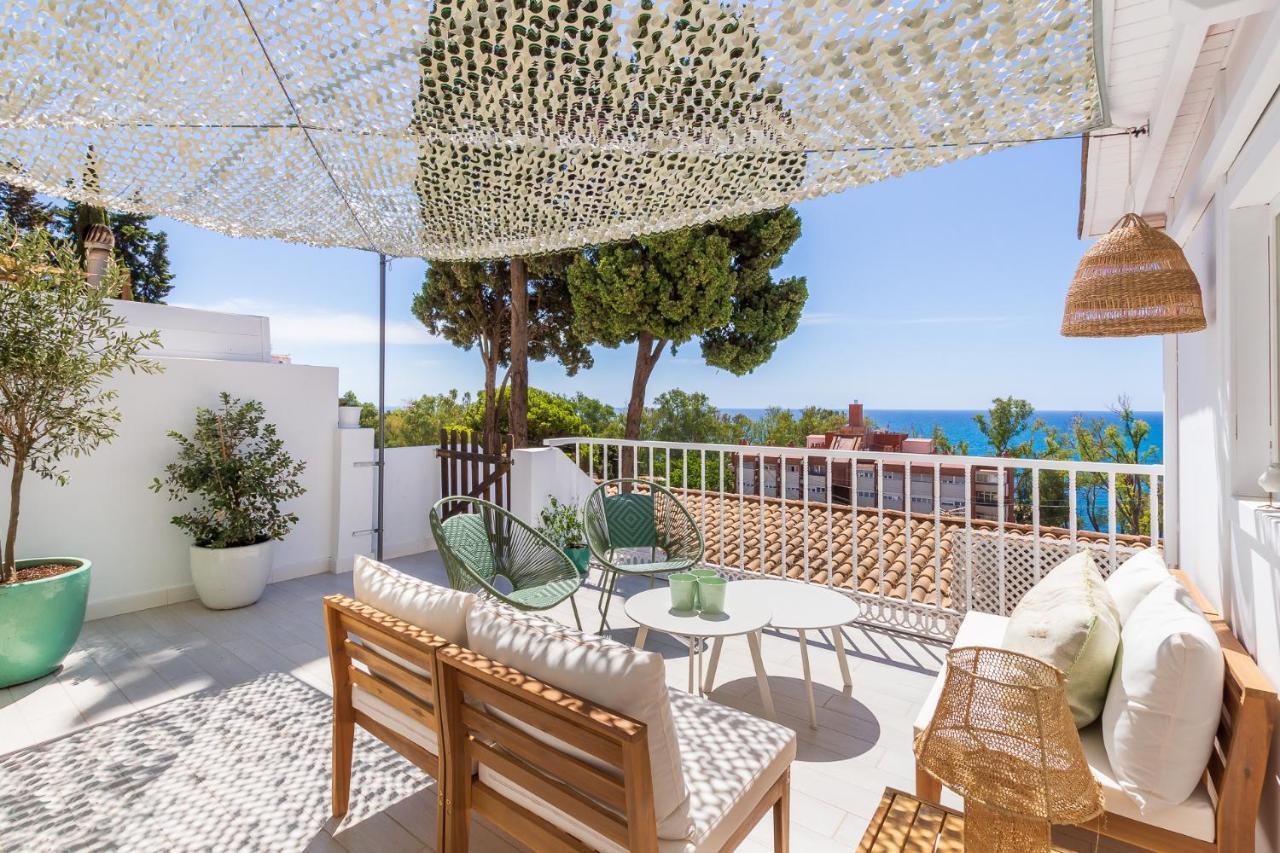 Casa De La Playa. Beach House With Magnificent Sea Malaga Exterior photo